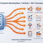Content atomization strategy: how to repurpose one article into 20+ content formats for maximum ROI and multi-platform distribution