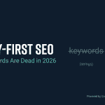 Entity-First SEO: Why Keywords Are Dead in 2026 — strings vs. entities visual comparison