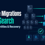 Website migration map showing direct redirects from an old site structure to a new AI-search-ready site