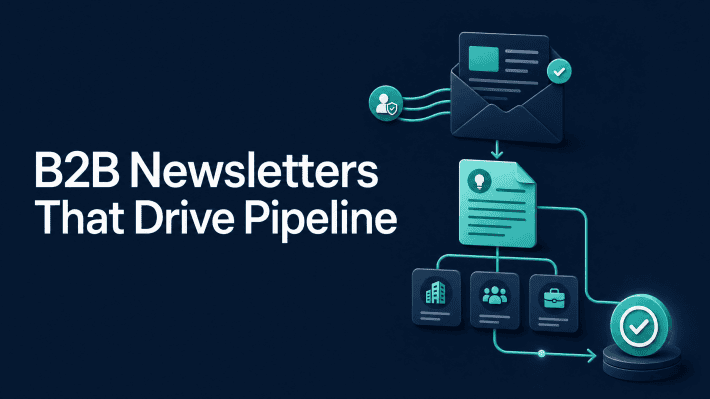 dane dla yoast, tagi, alt text, kategoria Dane do Yoast SEO — do skopiowania Pole Wartość SEO title `B2B Newsletter Pipeline: A Practical Strategy Slug b2b-newsletter-drives-pipeline Focus keyphrase B2B newsletter pipeline Frazy wspierające B2B newsletter strategy, B2B email newsletter, newsletter content, email-sourced pipeline, pipeline attribution, B2B nurture Meta description Build a B2B newsletter that earns attention, develops demand, and supports pipeline with useful content, clear segments, sales handoff, and honest measurement. Canonical URL https://contadu.com/b2b-newsletter-drives-pipeline/ OG title How to Build a B2B Newsletter That Drives Pipeline OG description A practical B2B newsletter strategy: useful editorial content, audience segments, clear next steps, sales context, and honest pipeline measurement. Kategoria Content Strategy Tagi WordPress B2B newsletter, email marketing, content distribution, demand generation, sales pipeline, B2B content strategy, newsletter strategy, pipeline attribution, email nurture, content operations Alt text dla Featured Image Rekomendowany: B2B newsletter pipeline showing useful email content moving through audience segments toward a qualified opportunity